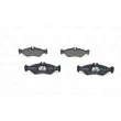 Jeu de 4 plaquettes de frein arrière BOSCH 0 986 424 463 - Visuel 1