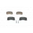 Jeu de 4 plaquettes de frein avant BOSCH 0 986 424 465 - Visuel 1
