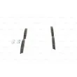 Jeu de 4 plaquettes de frein avant BOSCH 0 986 424 465 - Visuel 2