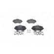 Jeu de 4 plaquettes de frein avant BOSCH 0 986 424 469 - Visuel 1
