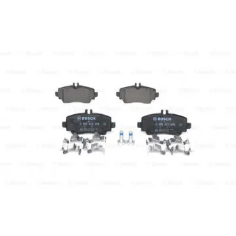 Jeu de 4 plaquettes de frein avant BOSCH 0 986 424 469