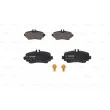 Jeu de 4 plaquettes de frein avant BOSCH 0 986 424 470 - Visuel 1