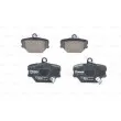 Jeu de 4 plaquettes de frein avant BOSCH 0 986 424 471 - Visuel 1