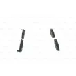 Jeu de 4 plaquettes de frein avant BOSCH 0 986 424 474 - Visuel 2