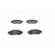Jeu de 4 plaquettes de frein avant BOSCH 0 986 424 474 - Visuel 3