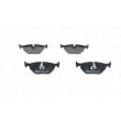 Jeu de 4 plaquettes de frein arrière BOSCH 0 986 424 484 - Visuel 1