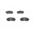 Jeu de 4 plaquettes de frein avant BOSCH 0 986 424 489 - Visuel 3