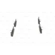 Jeu de 4 plaquettes de frein avant BOSCH 0 986 424 502 - Visuel 2