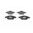 Jeu de 4 plaquettes de frein avant BOSCH 0 986 424 507 - Visuel 1