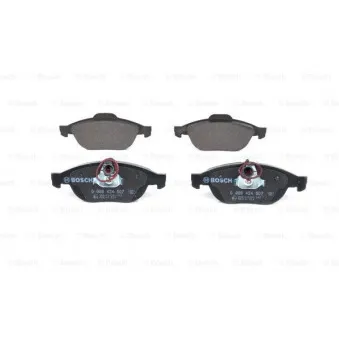 Jeu de 4 plaquettes de frein avant BOSCH 0 986 424 507