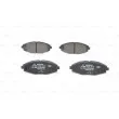 Jeu de 4 plaquettes de frein avant BOSCH 0 986 424 512 - Visuel 1