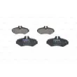 Jeu de 4 plaquettes de frein arrière BOSCH 0 986 424 516 - Visuel 1