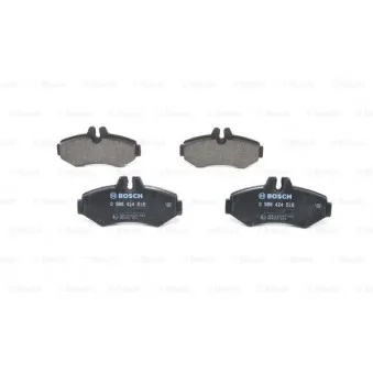 Jeu de 4 plaquettes de frein arrière BOSCH 0 986 424 516