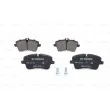 Jeu de 4 plaquettes de frein avant BOSCH 0 986 424 517 - Visuel 1