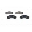 Jeu de 4 plaquettes de frein avant BOSCH 0 986 424 523 - Visuel 1