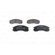 Jeu de 4 plaquettes de frein avant BOSCH 0 986 424 523 - Visuel 3