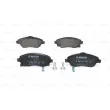 Jeu de 4 plaquettes de frein avant BOSCH 0 986 424 527 - Visuel 1