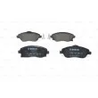 Jeu de 4 plaquettes de frein avant BOSCH 0 986 424 527 - Visuel 3