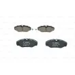 Jeu de 4 plaquettes de frein avant BOSCH 0 986 424 531 - Visuel 3