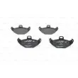 Jeu de 4 plaquettes de frein arrière BOSCH 0 986 424 532 - Visuel 3