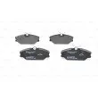 Jeu de 4 plaquettes de frein avant BOSCH 0 986 424 533 - Visuel 3