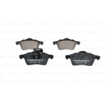 Jeu de 4 plaquettes de frein avant BOSCH 0 986 424 537