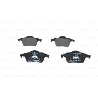 Jeu de 4 plaquettes de frein arrière BOSCH 0 986 424 539