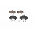 Jeu de 4 plaquettes de frein avant BOSCH 0 986 424 541 - Visuel 1