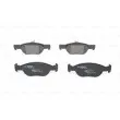 Jeu de 4 plaquettes de frein avant BOSCH 0 986 424 544 - Visuel 3