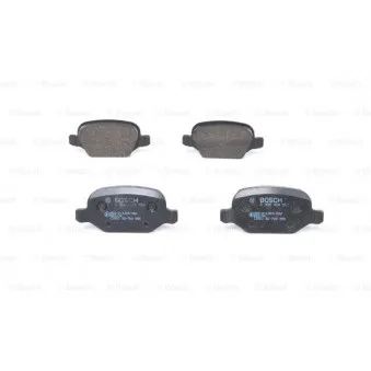 Jeu de 4 plaquettes de frein arrière BOSCH 0 986 424 553