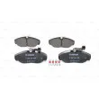 Jeu de 4 plaquettes de frein avant BOSCH 0 986 424 556 - Visuel 1