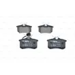 Jeu de 4 plaquettes de frein arrière BOSCH 0 986 424 559 - Visuel 1