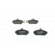 Jeu de 4 plaquettes de frein avant BOSCH 0 986 424 566 - Visuel 3