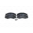 Jeu de 4 plaquettes de frein avant BOSCH 0 986 424 572 - Visuel 1