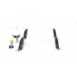 Jeu de 4 plaquettes de frein avant BOSCH 0 986 424 581 - Visuel 2