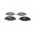 Jeu de 4 plaquettes de frein avant BOSCH 0 986 424 581 - Visuel 3