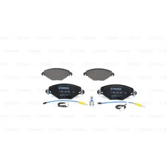 Jeu de 4 plaquettes de frein avant BOSCH 0 986 424 582