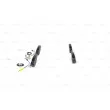 Jeu de 4 plaquettes de frein avant BOSCH 0 986 424 582 - Visuel 2