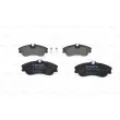 Jeu de 4 plaquettes de frein avant BOSCH 0 986 424 583 - Visuel 3