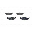 Jeu de 4 plaquettes de frein arrière BOSCH 0 986 424 585 - Visuel 3