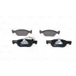 Jeu de 4 plaquettes de frein avant BOSCH 0 986 424 593 - Visuel 1