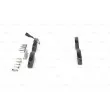Jeu de 4 plaquettes de frein avant BOSCH 0 986 424 596 - Visuel 2