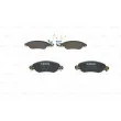 Jeu de 4 plaquettes de frein avant BOSCH 0 986 424 598 - Visuel 3