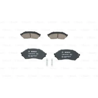 Jeu de 4 plaquettes de frein avant BOSCH 0 986 424 610