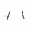 Jeu de 4 plaquettes de frein avant BOSCH 0 986 424 610 - Visuel 2