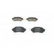 Jeu de 4 plaquettes de frein avant BOSCH 0 986 424 610 - Visuel 3