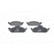 Jeu de 4 plaquettes de frein avant BOSCH 0 986 424 611 - Visuel 1