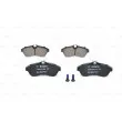 Jeu de 4 plaquettes de frein avant BOSCH 0 986 424 635 - Visuel 1