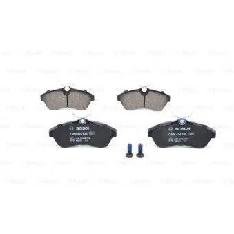 Jeu de 4 plaquettes de frein avant BOSCH 0 986 424 635