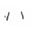 Jeu de 4 plaquettes de frein avant BOSCH 0 986 424 635 - Visuel 2